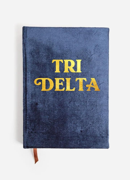 Delta Delta Delta Velvet Notebook Delta Delta Delta Velvet Notebook