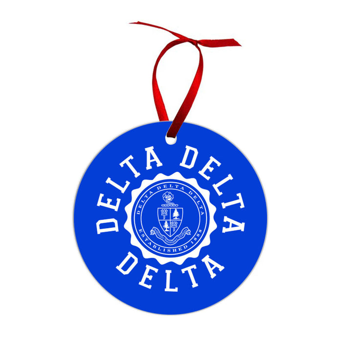 Delta Delta Delta Shield Christmas Ornaments Delta Delta Delta Shield  Christmas Ornaments