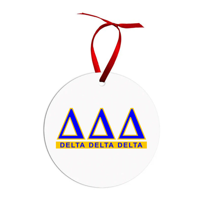 Delta Delta Delta Classic Christmas Ornaments Delta Delta Delta Classic Christmas Ornaments
