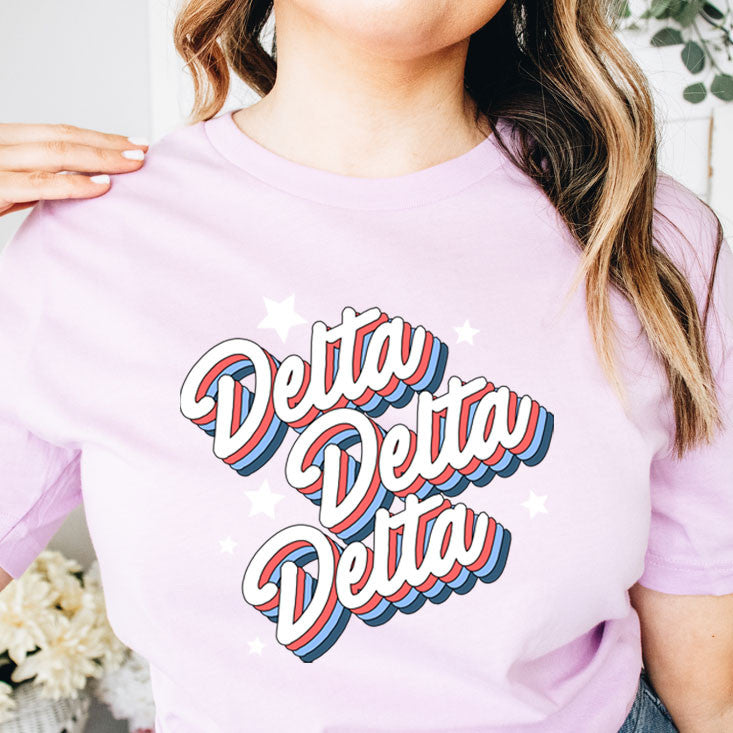 Delta Delta Delta Flashback Tees Delta Delta Delta Flashback Tees