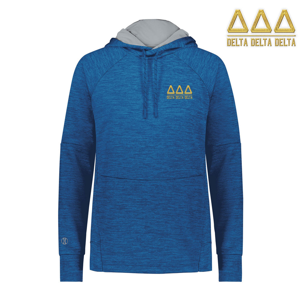 Delta Delta Delta Performance Fleece Hoodie Delta Delta Delta Performance Fleece Hoodie