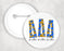 Delta Delta Delta Big Floral Pin Buttons Delta Delta Delta Big Floral Pin Buttons