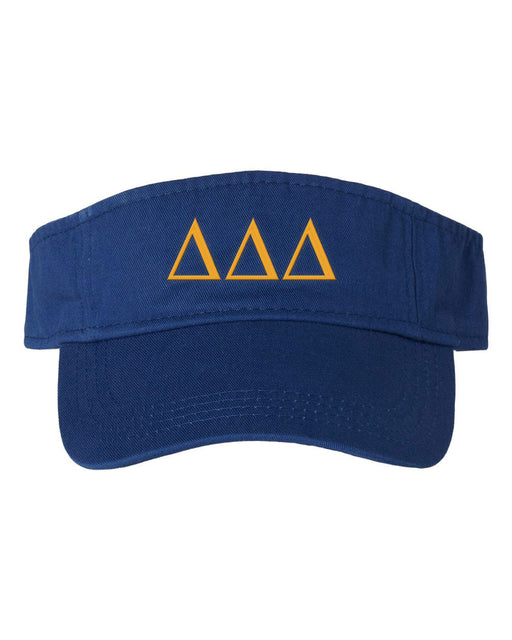 Delta Delta Delta Greek Letter Visor
