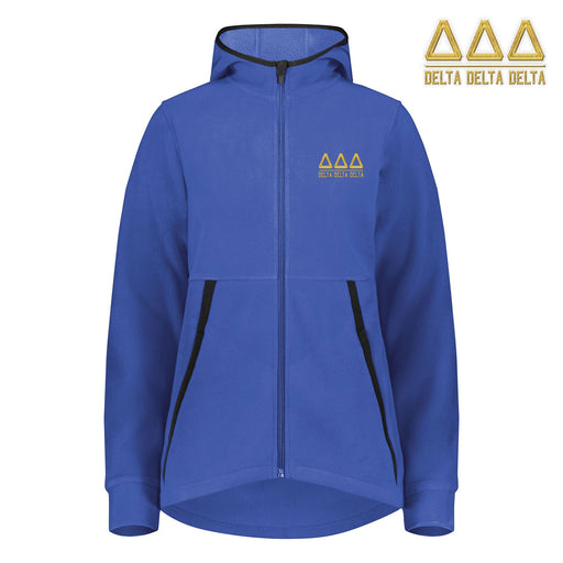 Delta Delta Delta Delta Delta Delta Chill Full Zip Hoodie