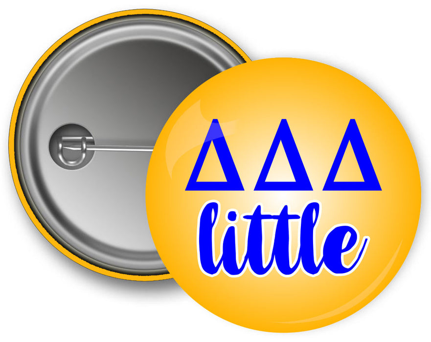 Delta Delta Delta Little Button Delta Delta Delta Little Button