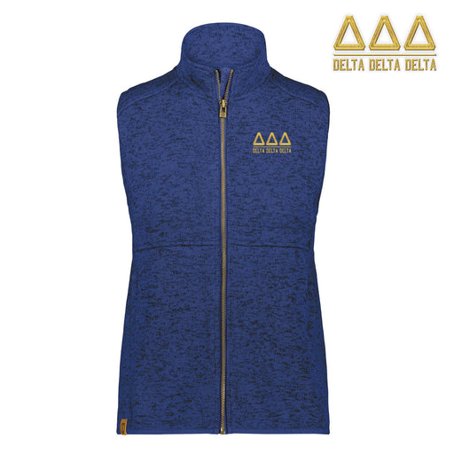 Delta Delta Delta Delta Delta Delta Alpine Sweater Fleece Vest