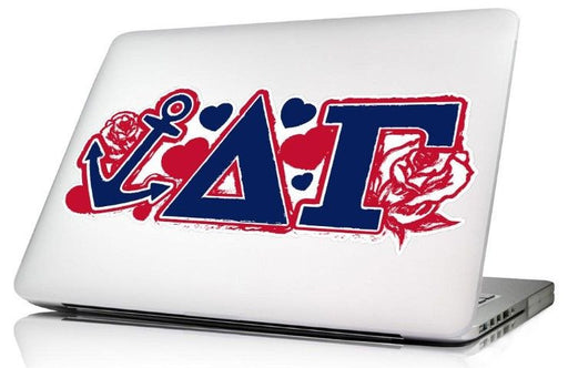 Delta Gamma 10.5 x 4.5 Laptop Skin/Wall Decal