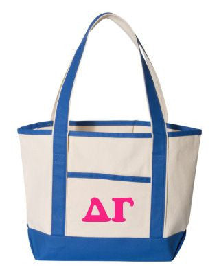Delta Gamma Sailing Tote Bag Delta Gamma Sailing Tote Bag