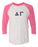 Delta Gamma Unisex Tri Blend Three Quarter Sleeve Baseball Raglan Tee Delta Gamma Unisex Tri-Blend Three-Quarter Sleeve Baseball Raglan Tee