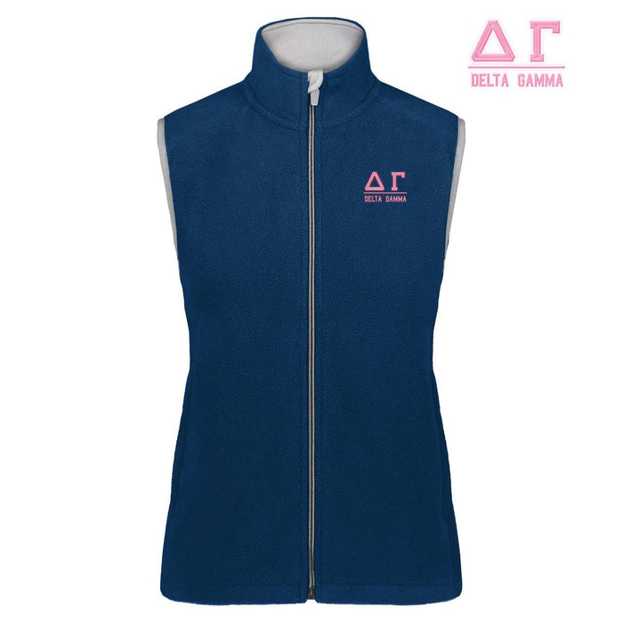 Delta Gamma Chill Fleece Vest Delta Gamma Chill Fleece Vest