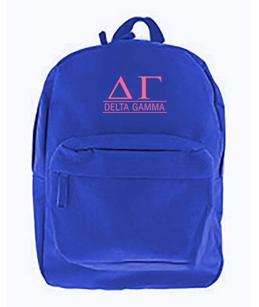 Delta Gamma Delta Gamma Custom Text Backpack