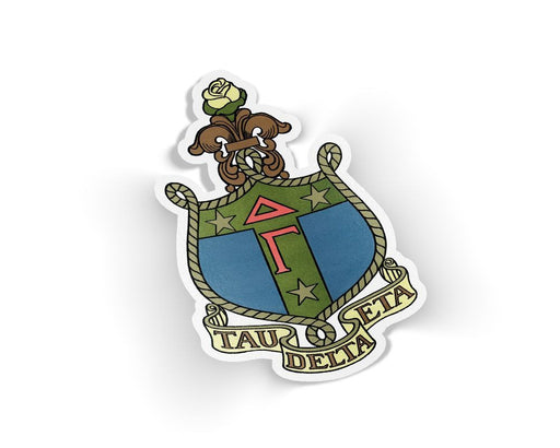 Delta Gamma Die Cut Crest Sticker