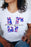 Delta Gamma Floral Big Lettered T Shirts Delta Gamma Floral Big Lettered T-Shirts