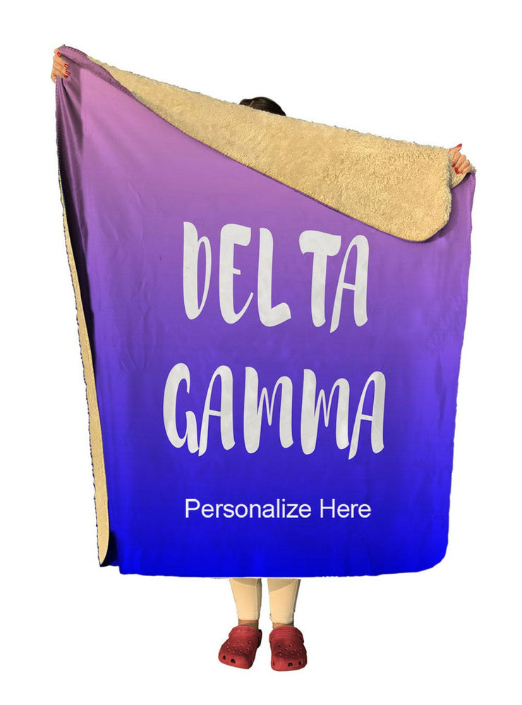 Delta Gamma Gradient Sherpa Lap Blanket Delta Gamma Gradient Sherpa Lap Blanket