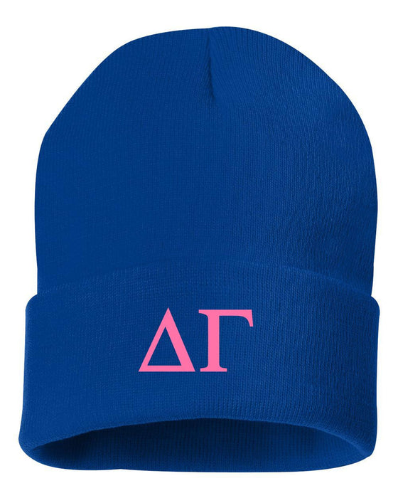 Delta Gamma Greek Letter Knit Cap Delta Gamma Greek Letter Knit Cap