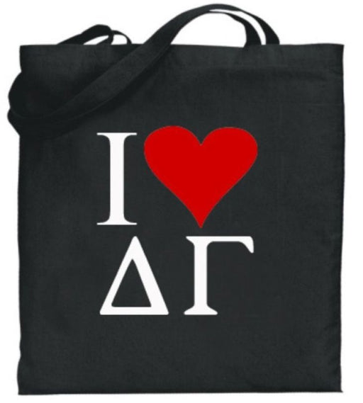 Delta Gamma Delta Gamma I Love Tote Bags