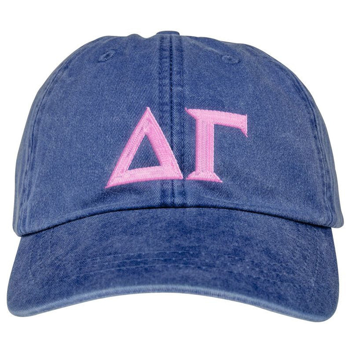 Delta Gamma Lettered Premium Pastel Hat Delta Gamma Lettered Premium Pastel Hat