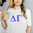 Printify Delta Gamma Lettered Tees $24.95! Delta Gamma Lettered Tees - $24.95!