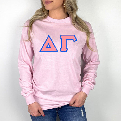 Delta Gamma Lettered Long Sleeve Shirt