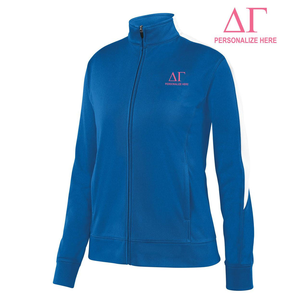 Delta Gamma Medalist Track Jacket Delta Gamma  Medalist Track Jacket