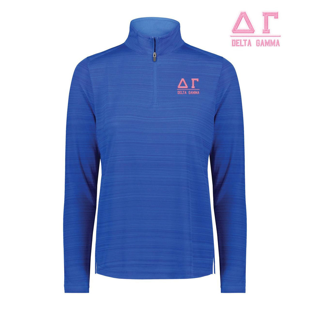 Delta Gamma Pursuit Quarter Zip Pullover Delta Gamma Pursuit Quarter Zip Pullover