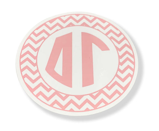 Delta Gamma Sorority Monogram Bumper Sticker