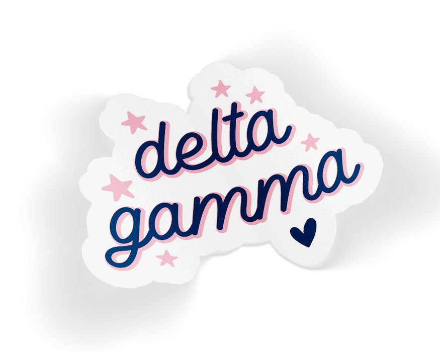 Delta Gamma Star Sticker Delta Gamma Star Sticker