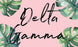 Delta Gamma Tropical Flag Delta Gamma Tropical Flag