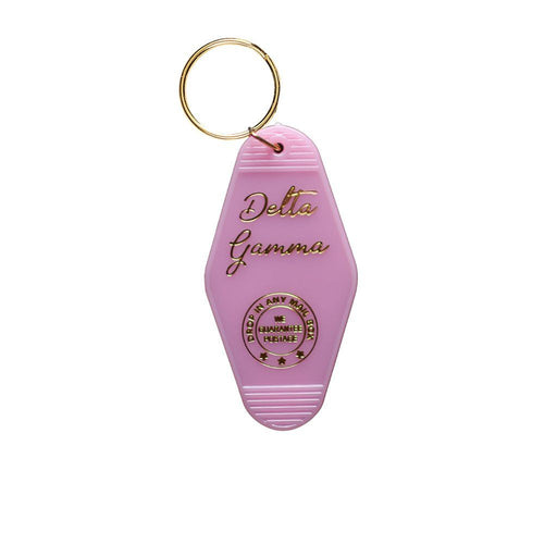 Delta Gamma Vintage Motel Keychain