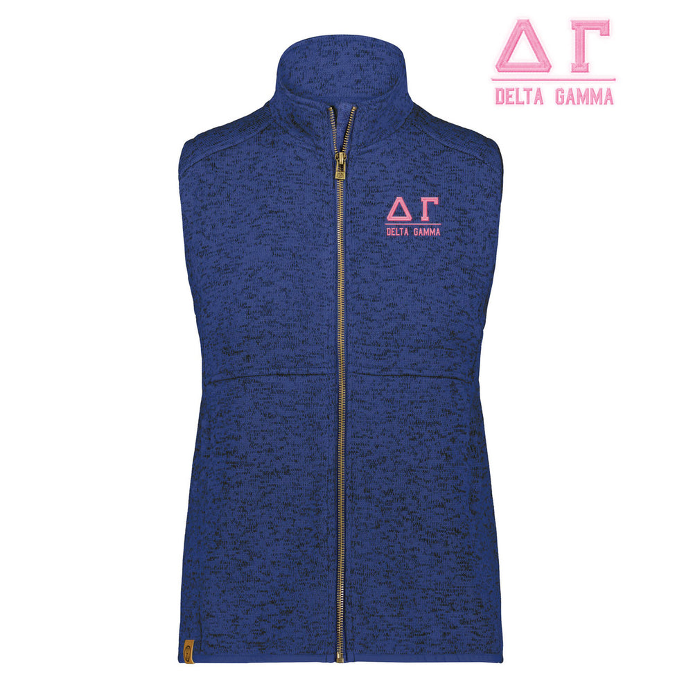 Delta Gamma Alpine Sweater Fleece Vest Delta Gamma Alpine Sweater Fleece Vest