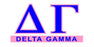 Delta Gamma Custom Sticker Personalized Delta Gamma Custom Sticker - Personalized
