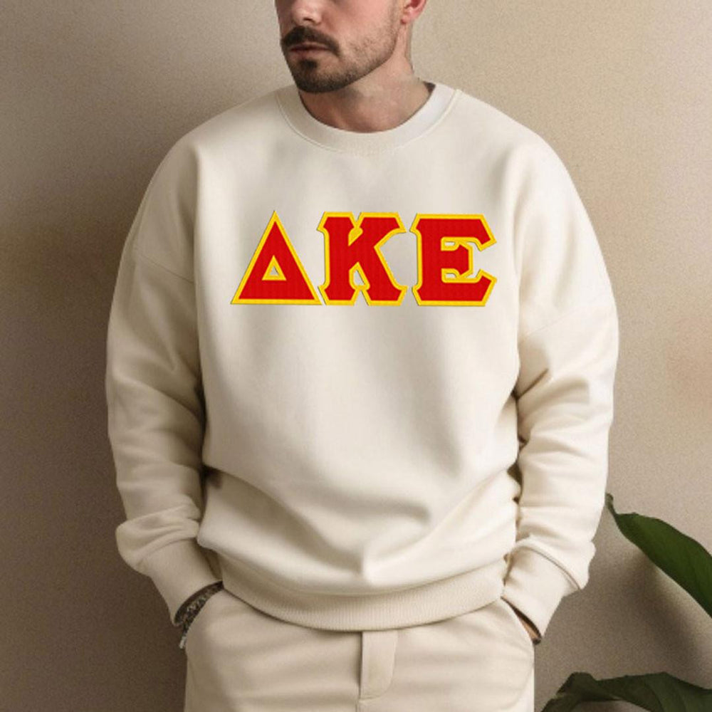 Delta Kappa Epsilon 2 Day Ship Twill Crewneck Sweatshirt Delta Kappa Epsilon - 2 Day Ship Twill Crewneck Sweatshirt