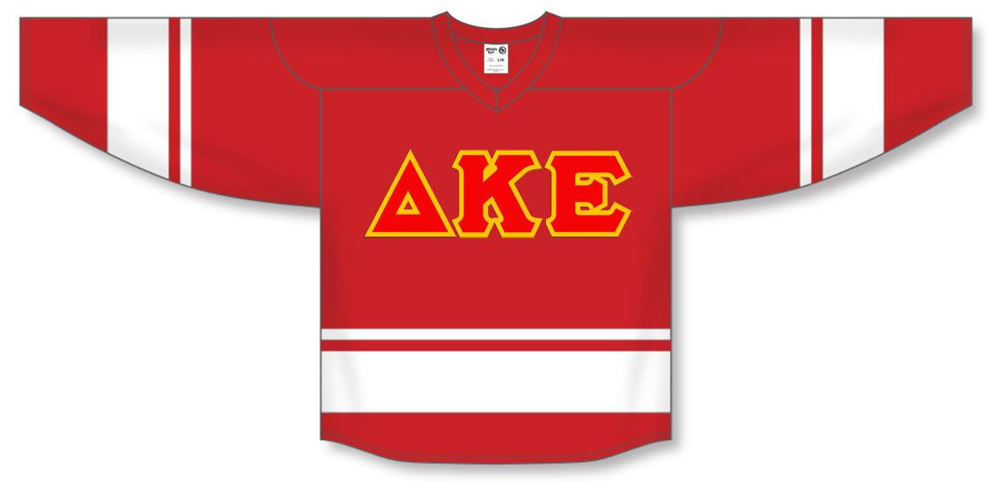 Discount Delta Kappa Epsilon Breakaway Lettered Hockey Jersey DISCOUNT-Delta Kappa Epsilon Breakaway Lettered Hockey Jersey