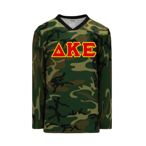 Delta Kappa Epsilon Delta Kappa Epsilon Camouflage Lettered Hockey Jersey