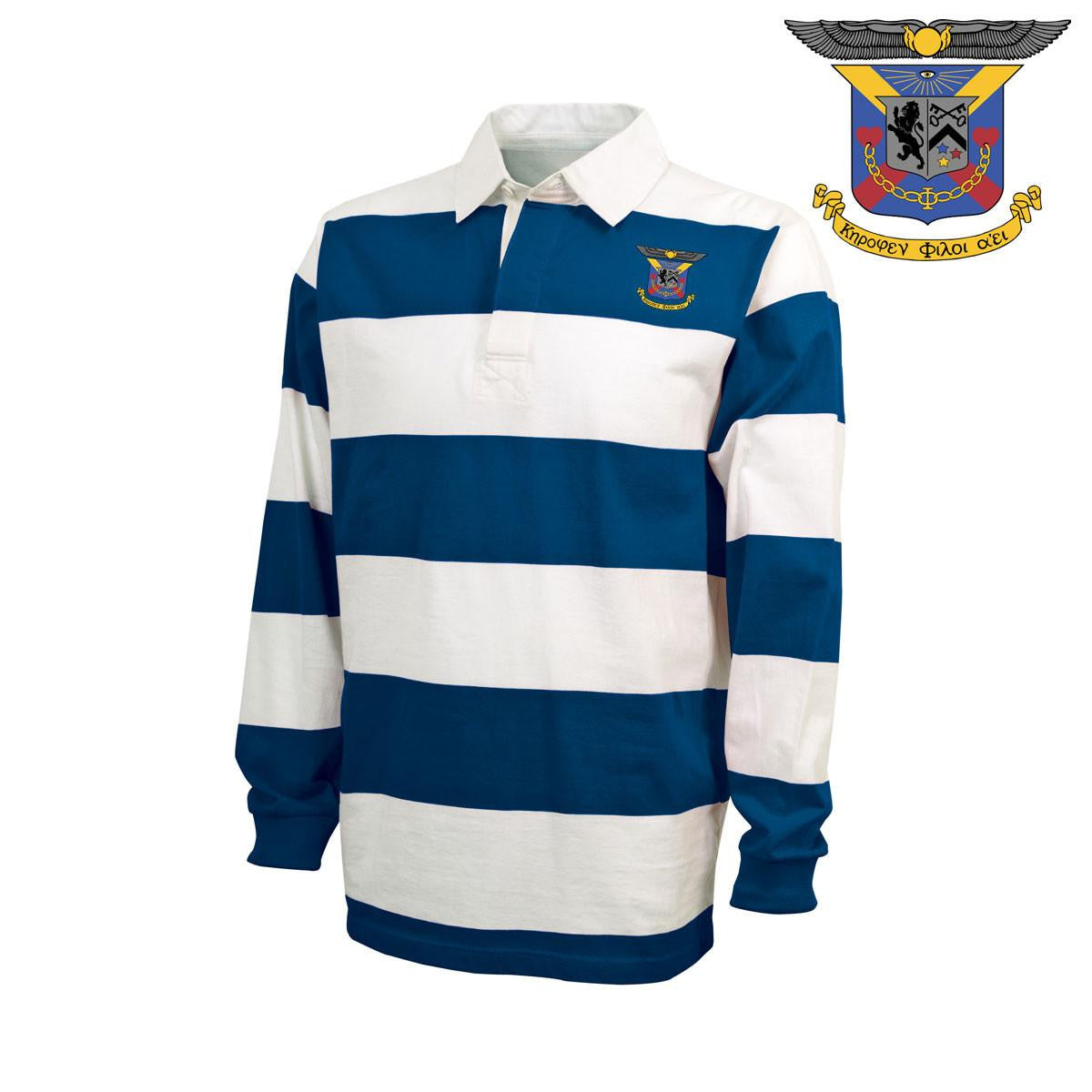 Kappa Rugby Shirts Delta Kappa Epsilon Classic Crest Rugby Shirt — GreekU