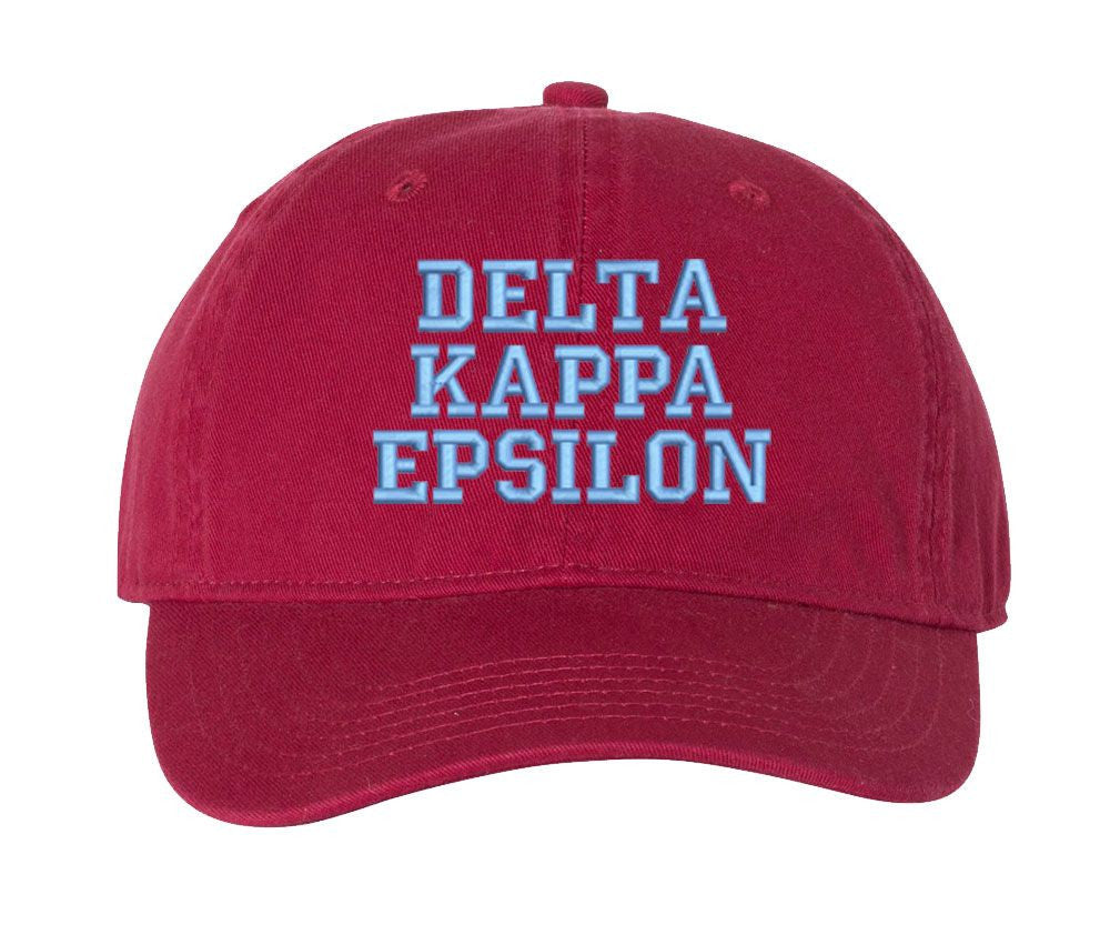 Delta Kappa Epsilon Pigment Dyed Baseball Cap — GreekU