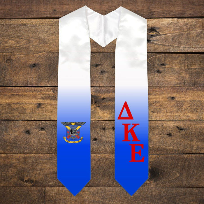 Delta Kappa Epsilon Extra Fancy Diagonal Greek Graduation Stole W Crest Delta Kappa Epsilon Extra Fancy Diagonal Greek Graduation Stole W Crest