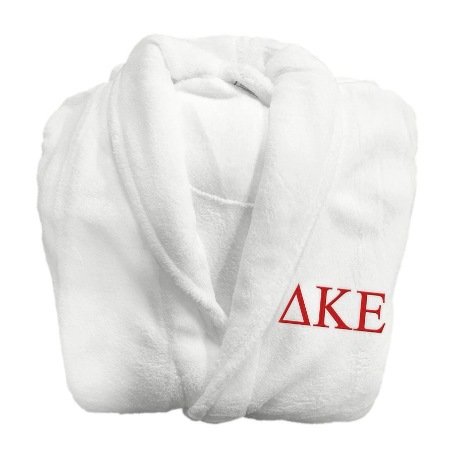 Delta Kappa Epsilon Fraternity Lettered Bathrobe Delta Kappa Epsilon Fraternity Lettered Bathrobe