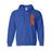 Delta Kappa Epsilon Heavy Full Zip Hoodie 3" Letters Delta Kappa Epsilon Heavy Full Zip Hoodie - 3