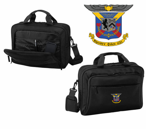 Delta Kappa Epsilon DISCOUNT-Delta Kappa Epsilon Crest - Shield Briefcase Attache
