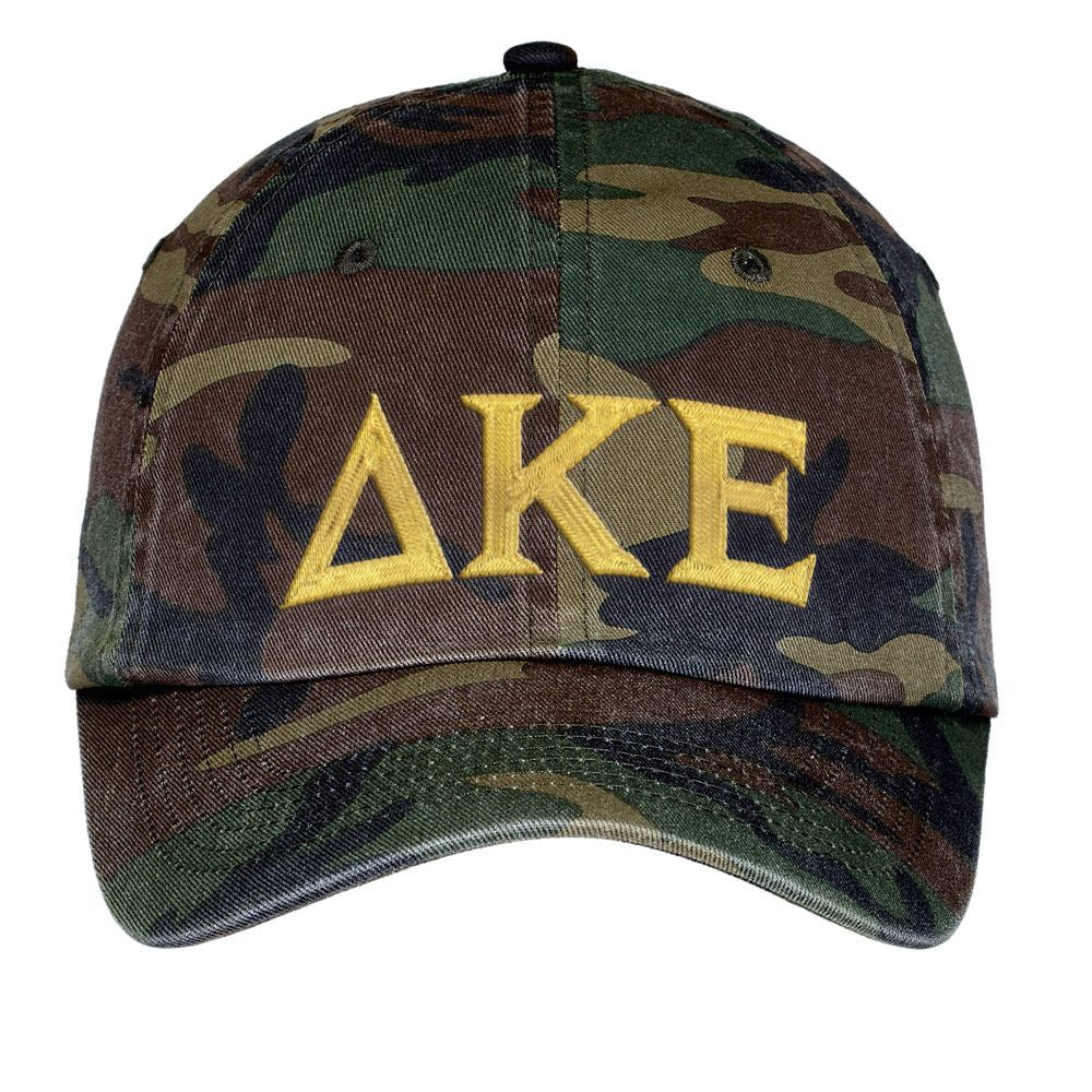 Delta Kappa Epsilon Lettered Camouflage Hat Delta Kappa Epsilon Lettered Camouflage Hat