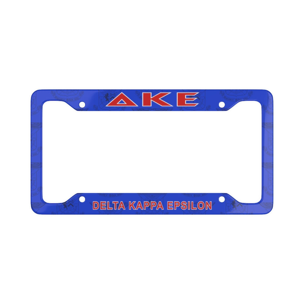Delta Kappa Epsilon License Plate Frame New Delta Kappa Epsilon License Plate Frame - New