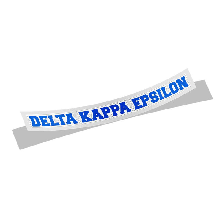 Delta Kappa Epsilon Long Window Sticker Delta Kappa Epsilon Long Window Sticker