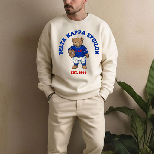 Delta Kappa Epsilon Delta Kappa Epsilon Teddy Bear Crewneck Sweatshirt