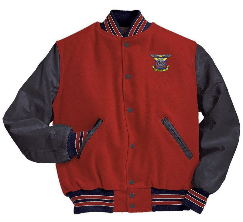 Delta Kappa Epsilon Varsity Crest Shield Jacket Delta Kappa Epsilon Varsity Crest - Shield Jacket