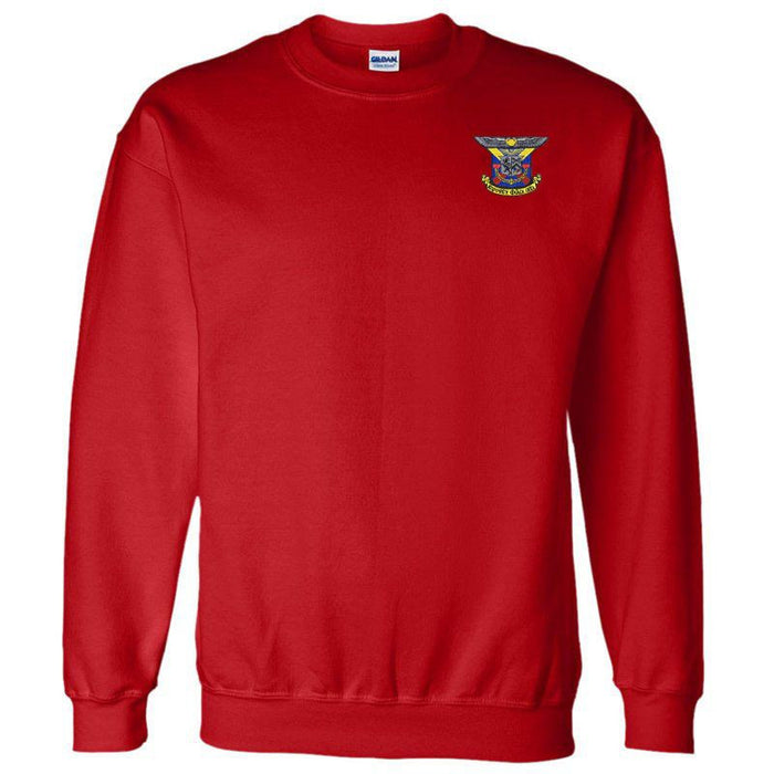 Discount Delta Kappa Epsilon World Famous Crest Shield Crewneck Sweatshirt DISCOUNT-Delta Kappa Epsilon World Famous Crest - Shield Crewneck Sweatshirt - Best Value