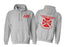 Printify Delta Kappa Epsilon World Famous Crest Shield Hooded Sweatshirt Delta Kappa Epsilon World Famous Crest - Shield Hooded Sweatshirt