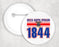 Delta Kappa Epsilon Est Year Button Delta Kappa Epsilon Est Year Button