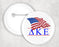 Delta Kappa Epsilon Patriot Button Delta Kappa Epsilon Patriot Button