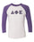 Delta Phi Epsilon Unisex Tri Blend Three Quarter Sleeve Baseball Raglan Tee Delta Phi Epsilon Unisex Tri-Blend Three-Quarter Sleeve Baseball Raglan Tee